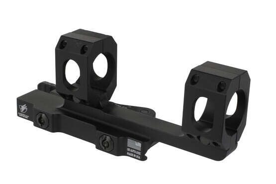 The American Defense Recon scope mount is machined from 6061 aluminum with hardcoat anodized finish